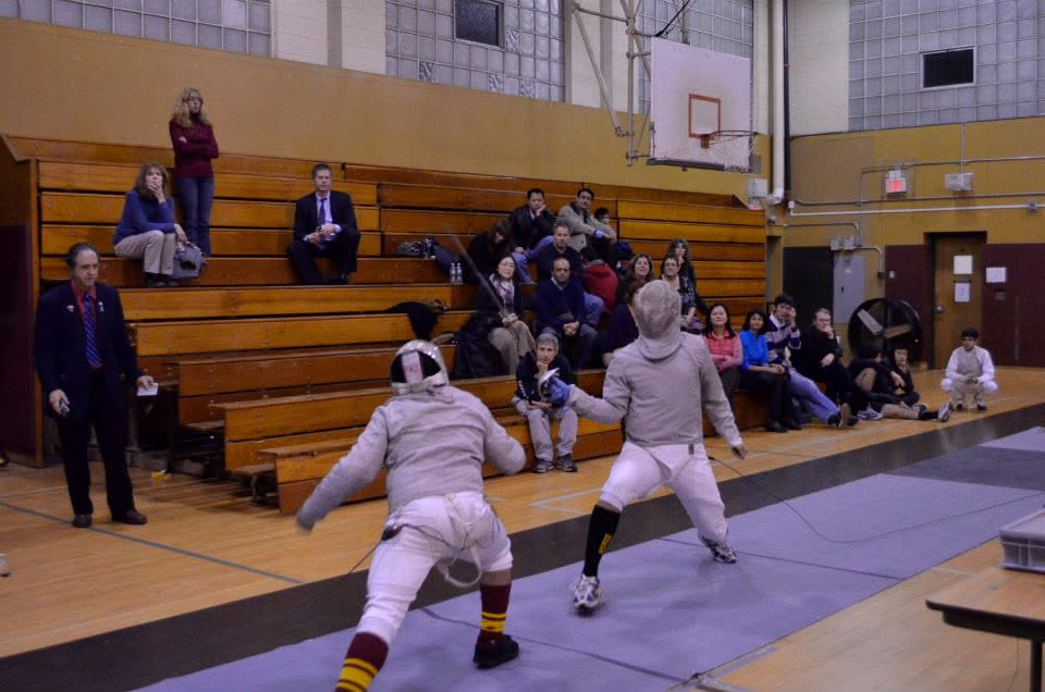 Sabre fencing